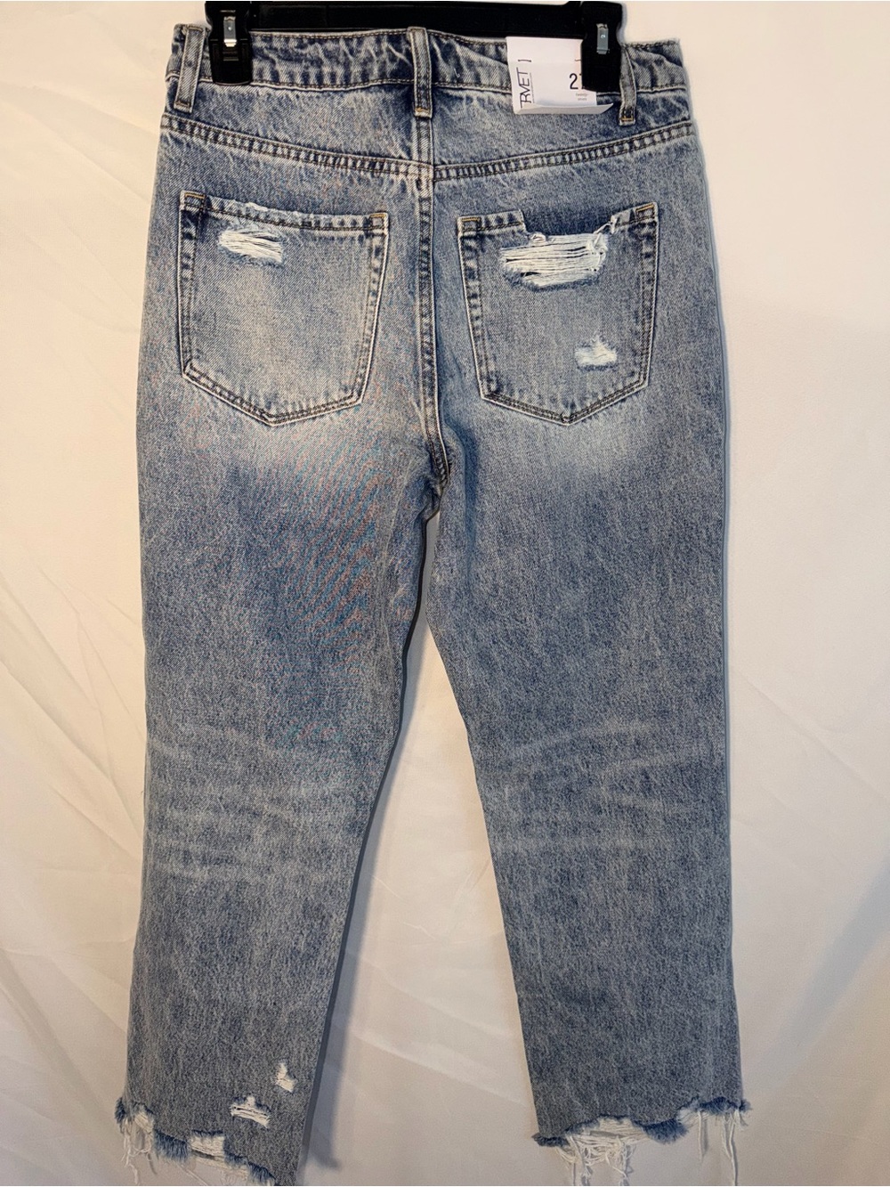 Vervet Distressed Mom Rigid High Rise Jeans - Picture 4 of 15